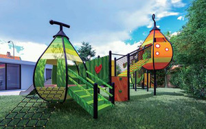Trung Quốc Nhà Máy Giá Kim Loại Ống Nhựa Mẫu Giáo Tháp Mầm Non Ngoài Trời Sân Chơi Thiết Kế Và Thiết Bị - Product Image 4