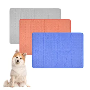 Cooling Mat Washable Waterproof Pet Blanket Self Cooling Round Mat For Pets Large