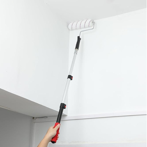 Poste telescópico de acero inoxidable personalizado al por mayor de fábrica, poste de rodillo telescópico para limpieza de pintura, material de <span class=keywords><strong>aluminio</strong></span> y plástico - Product Image 5