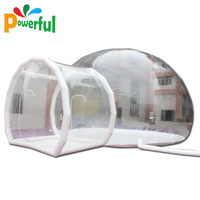 Dôme igloo PVC hôtel globe extérieur transparent tunnel unique camping en plein air transparent fête tentes bulle