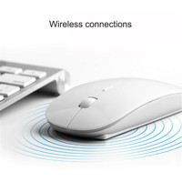 Mouse nirkabel pabrik Mouse Gaming komputer nirkabel untuk Laptop
