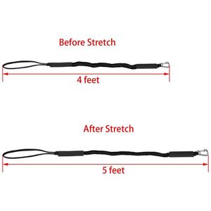 5 Feet Thuyền <span class=keywords><strong>Dock</strong></span> Lines & Dây Neo Có Thể Kéo Dài <span class=keywords><strong>Dock</strong></span> Ties Bungee Dây Cho Thuyền-Đen - Product Image 6