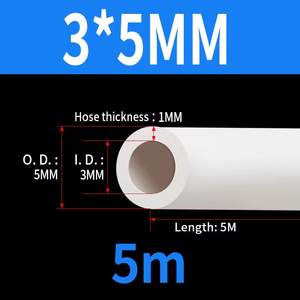 Tube en caoutchouc Tuyau <span class=keywords><strong>de</strong></span> taille différente <span class=keywords><strong>Verrerie</strong></span> Raccord <span class=keywords><strong>de</strong></span> tuyau Tube à vide Tube en caoutchouc pour vide - Product Image 3