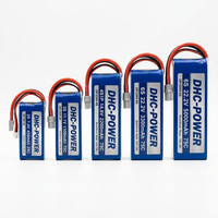 Batterie LiCoO2 OEM 44,4V 4S 5200mAh 80C pour avion/hélicoptère/bateau/drone/FPV RC avec connecteur XT90, 500 cycles, 400g, -20~60°C