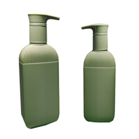 Flacon Pompe en Plastique HDPE Rechargeable de 500 ml avec Logo Personnalisé pour Savon, Shampooing, Lotion – Distributeur de Savon en Plastique Vide