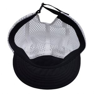 Gorra de Running con Visera Suave y Logotipo Personalizado, Gorra de Running de 5 Paneles con Malla Transpirable, Gorras de Nylon Tipo Camper, Gorras Snapback - Product Image 5