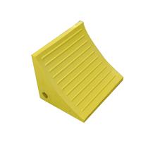 Cales de roue de sécurité robustes de 30 tonnes avec poignée, cales de roue en mousse de caoutchouc PU plastique pour camion, camping-car, remorque, garage, avion