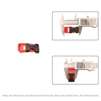 Accessoire de boucle de mentonnière pour casque de vélo, de patinage à roulettes et de VTT en plastique pour enfants