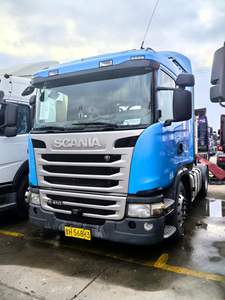 Camión Tractor Usado Original Scan G410, Registrado en Octubre de 2017, 410HP Euro5, Transmisión AMT de 12 velocidades con Retardador, Eje con Suspensión Neumática - Product Image 3