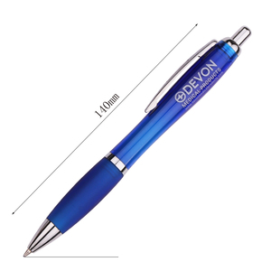 Custom Logo Printed 1.0mm Novelty Plastic Ballpoint Pen with Blue/Black Ink 100pcs MOQ for Promotional Advertising - Product Image 5
