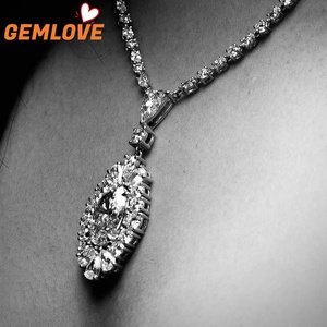 Collares de Diamantes al por Mayor, Regalos para Fiestas, Joyería para Mujer, Collares de Moda, Accesorios con Colgante de Diamantes - Product Image 2