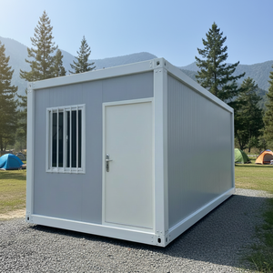 Conteneur à outils préfabriqué en acier contemporain de 20 pieds, montage rapide, garage portable, conception pliable pour l'extérieur - Product Image 3