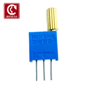 โพเทนชิโอมิเตอร์แบบมัลติเทิร์น 10R รุ่น 3296Z ตัวต้านทานปรับค่าได้ 10 โอห์ม แบบปรับด้านบน ทำจากเซอร์เมท ทริมเมอร์ ทริมพอต <span class=keywords><strong>3296</strong></span> 10R - Product Image 6