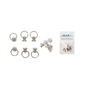 Ilan Rivet en métal 8x10x13mm pour sangles de sac à main 6 pièces - Product Image 2