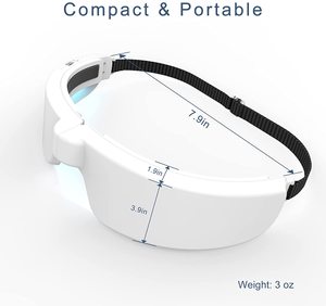 Lunettes de luminothérapie LED portables lampe de jour portable pour bureau Boost Energy & Soulager les problèmes de sommeil Jet Lag Relief - Product Image 3