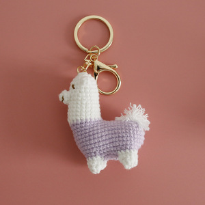 Handmade Yarn Amigurumi Crochet <b>Toys</b> Knitted Doll Knit <b>Toy</b> Plushies Plush Anime <b>Alpaca</b> Llama Cow fox Duck Keychains Amigurumi - Product Image 1