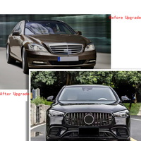 Kit Bumper Depan Berkualitas Tinggi Baru dengan Lubang Sensor Park Assist untuk Mercedes-Benz W221 S-Class 2006-2013 Pemasangan Bolt-On