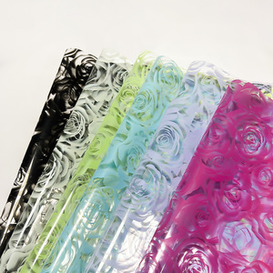 Ngày Valentine hoa Hoa gói giấy không thấm nước OPP gói giấy trong suốt đầy màu sắc hoa hồng giấy bóng kính bán buôn - Product Image 3