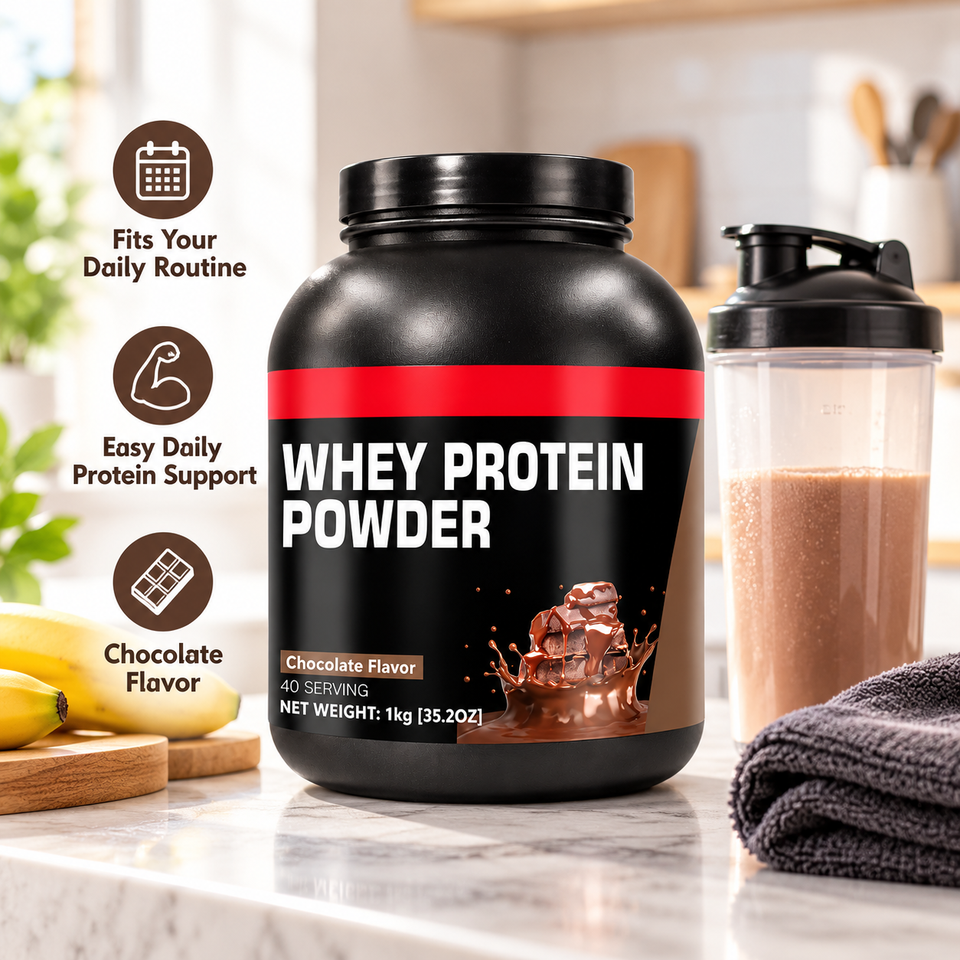 OEM Private Label Whey Protein Powder 1kg Chocolate Flavor Muscle ...