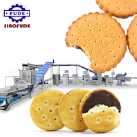 Ligne de production de biscuits et de gâteaux entièrement automatique multifonctionnelle à servomoteur, efficace et très demandée, pour usine de transformation d'aliments de collation