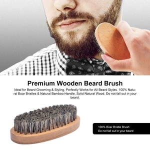 Rodillo de Regalo Gratis 2021, Kit de Cuidado de Barba <span class=keywords><strong>para</strong></span> <span class=keywords><strong>Hombre</strong></span>, 6 en 1, Natural, Negro, en Oferta - Product Image 4