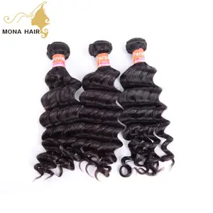 Top Quality Peruvian Hair Wholesale 100% Raw Virgin Peruvian Loose Wave Bundles Human Hair 12A