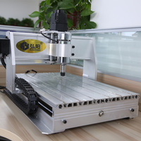 Offre Spéciale petit routeur CNC 300w moteur de broche bureau 3 axes CNC routeur 3040 pour CNC bois métal routeur Machine