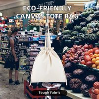Sac fourre-tout en toile écologique réutilisable de petite taille avec poignée en corde et bandoulière, motif de lettres personnalisé