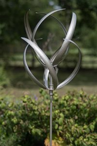 Oniya Kinetic Outdoor Metal 190H Wind Spinner Wind-mill Garden Ornament Stakes 360 Degree for Yard Wonder - Product Image 3