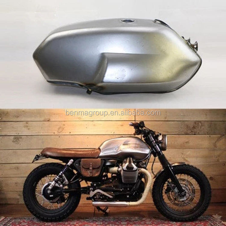 大容量 16L バイク燃料タンク 未塗装 金属素地 オートバイガソリン