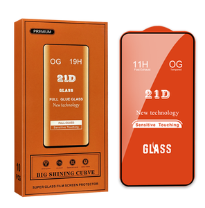 Verre trempé 9H 21D, prix d'usine, <span class=keywords><strong>protection</strong></span> d'écran complète <span class=keywords><strong>pour</strong></span> <span class=keywords><strong>iPhone</strong></span> - Product Image 1