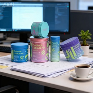 Eco-Friendly Aluminum Medicine <b>Containers</b> for Capsules/<b>Pills</b> - Probiotic Packaging - Product Image 3