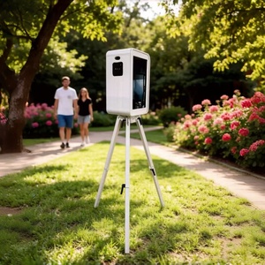 Photomaton en bois pour mariage, impression en libre-service, contrôle par écran tactile <span class=keywords><strong>iPad</strong></span>/SLR/appareil photo, capacité <span class=keywords><strong>de</strong></span> 15 personnes, personnalisation des couleurs - Product Image 4