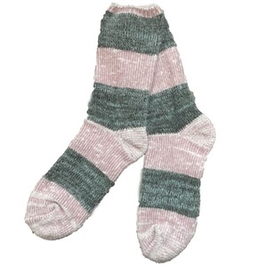 Calzini Ultra morbidi per la casa in ciniglia-peluche in microfibra con impugnature antiscivolo, calze da salotto interne dai colori vivaci - Product Image 1