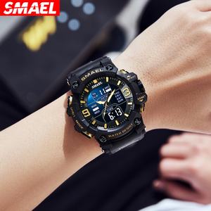 SMAEL 8049 Montre numérique sportive pour homme, chronomètre, montre numérique LED, bracelet électronique, montre numérique transparente - Product Image 5