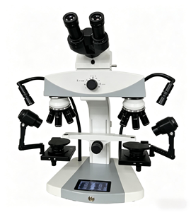 Microscope numérique de comparaison 8-96X (extensible 3.2-307X) – Équipement de laboratoire haute précision pour l'inspection d'épreuves légales - Product Image 3