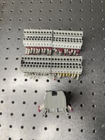 Bloques de Terminales Grises 1492-w4, Lote de 50, Nuevos y Originales, Sistemas PLC de Control Programable para Automatización Industrial