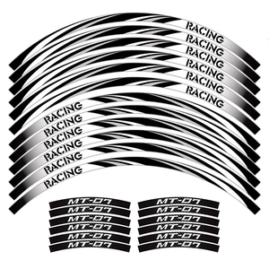 Para YAMAHA MT07 ruedas <span class=keywords><strong>de</strong></span> motocicleta calcomanías <span class=keywords><strong>de</strong></span> llanta cubo impermeable pegatina decorativa reflectante - Product Image 1