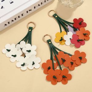 Flower <b>Bag</b> <b>Charm</b> PU Leather Purse <b>Charm</b> Cute Colorful <b>Bag</b> Ornament Keychain Pendant Decoration Gift - Product Image 3