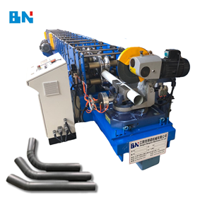 Trung Quốc tốt nhất kim loại mái thung lũng máng xối cuộn hình thành máy ống thép làm máy móc - Product Image 1