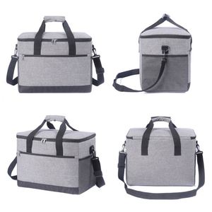 Oxford Insulation <b>Bag</b> with <b>Large</b> Capacity PEVA Waterproof Car-Mounted Fresh-Keeper Lunch <b>Cooler</b> <b>Bag</b> Made of Durable Polyester - Product Image 4