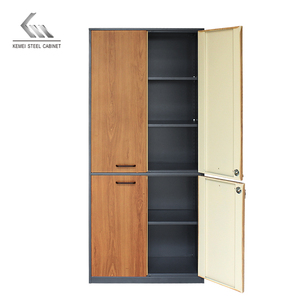Phong Cách Hiện Đại Đồ Nội Thất Văn Phòng Hạt Gỗ Mô Hình Thép Tập Tin Tủ Trường Home Kim Loại Lưu Trữ Tủ - Product Image 5