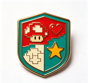 Pin de Metal Esmaltado Personalizado, Insignia de Arte Pixelado, Parche de PVC para Bolsos, Sombreros y Ropa - Product Image 2