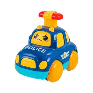 9 Piezas de Juguetes de Caricaturas, Camiones de Policía y Bomberos Pequeños, Vehículos de Fricción, Mini Autos de Juguete para Niños - Product Image 1