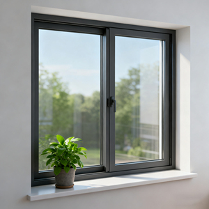 Finestre a Battente Esterne ad Alta Sicurezza, Ignifughe, Insonorizzate, Impermeabili, Design Moderno, Telaio in Acciaio Inossidabile, Lana di Roccia - Product Image 2