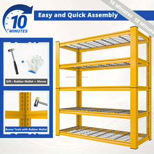 Étagère de <span class=keywords><strong>garage</strong></span> métallique OEM durable à 5 niveaux, réglable, grande capacité, pour le stockage de pneus en entrepôt - Product Image 6