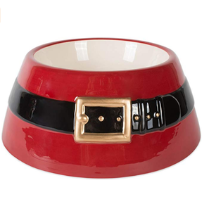 La <span class=keywords><strong>mano</strong></span> <span class=keywords><strong>de</strong></span> pintura rojo <span class=keywords><strong>de</strong></span> Navidad <span class=keywords><strong>de</strong></span> Santa <span class=keywords><strong>de</strong></span> Pet para alimentos. - Product Image 1