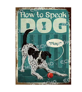 Venta caliente Pet Wall Signs 20X30CM Funny Dog Tin Sign Ella también necesita un Dachshund Metal Sign - Product Image 3