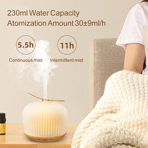 Boutique Exquisite App-Controlled Electric LED Aromatherapy <b>Essential</b> <b>Oil</b> <b>Diffuser</b> 200+ mL Capacity USB/Electric Car Hotel - Product Image 6