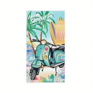 Telo Mare Buonic 70x140cm Stampa Scooter Estivo Design Divertente Mare e Spiaggia - Product Image 1